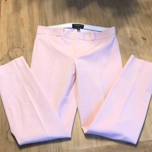 Pink cropped dress pants